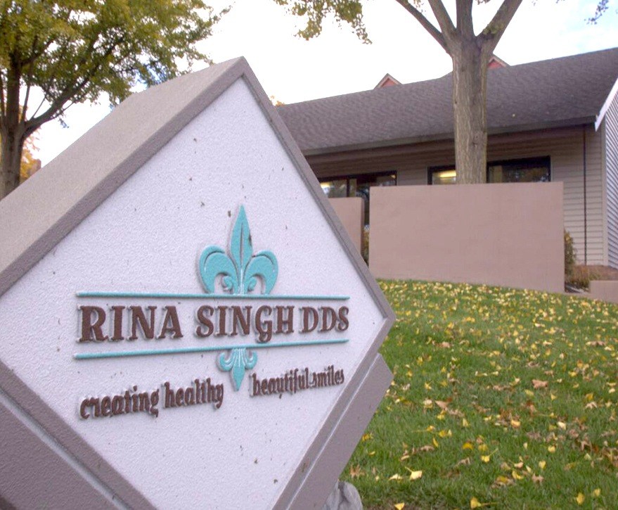 Rina Singh DDS practice sign