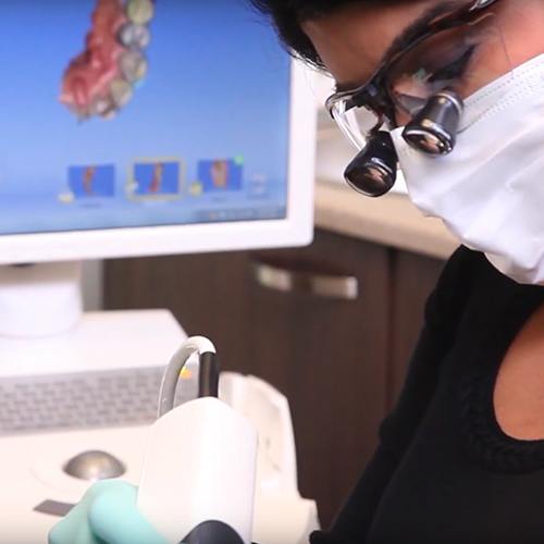 Camp Hill dentist using impression machine