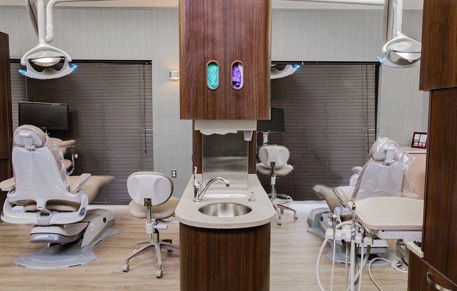 Operatory room in the dental office of Rina Singh, DDS